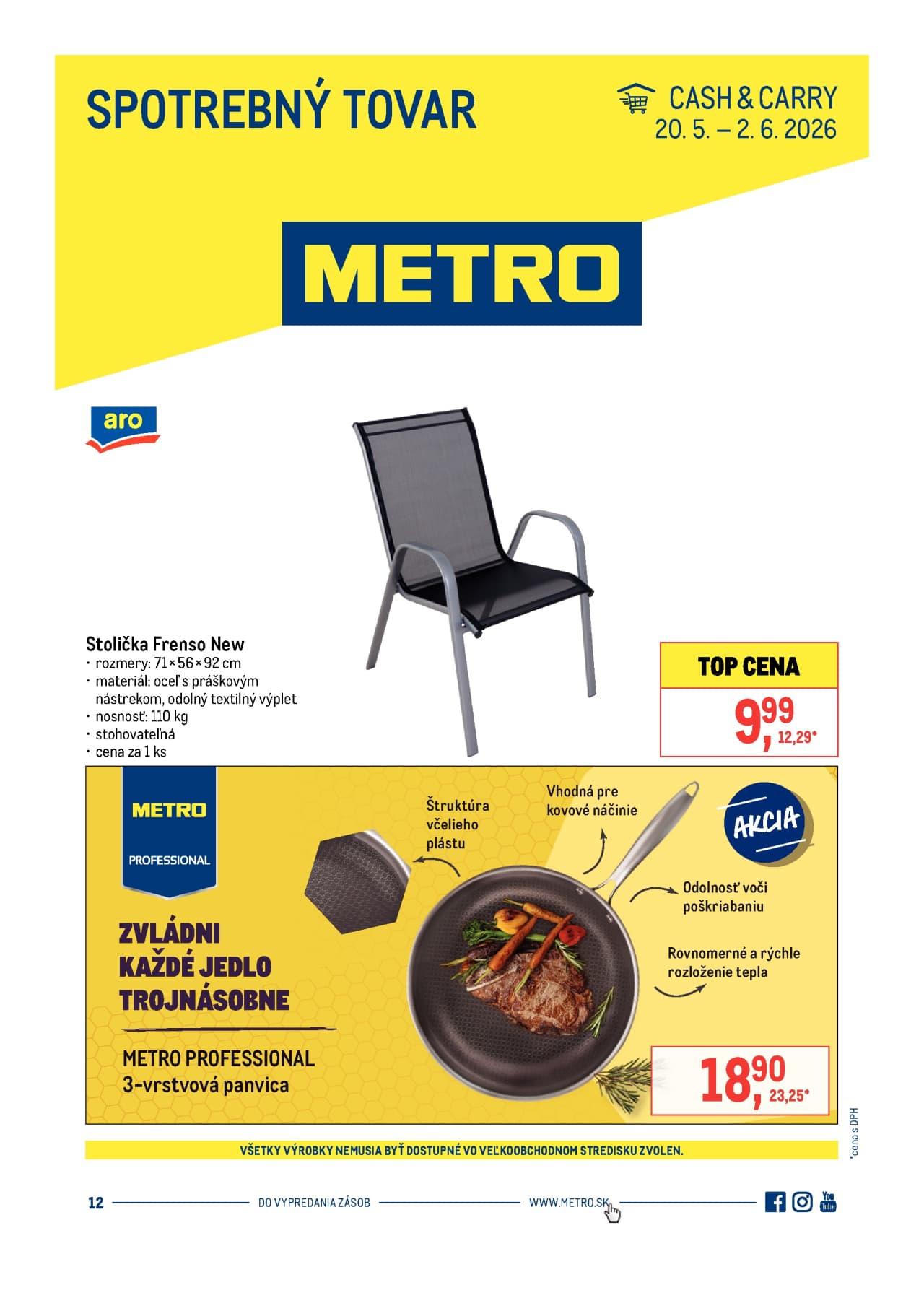 Metro leták